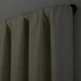 thumbnail image 6 of Eclipse Barnes 1" Blackout Wrap Curtain Rod, 28-48", Matte Black, 6 of 8