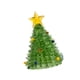 thumbnail image 5 of Adorno de árbol de Navidad de cristal, estatua en miniatura, escultura de regalo para escritorio de chimenea verde claro, 5 of 9