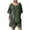 Army Green, variant on DDAPJ pyju Womens Cotton Linen 2 Piece Set Summer Casual Loungewear Oversized Short Sleeve T-shirts and Shorts Matching Lounge Set Ofertas Flash Blue M