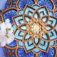 thumbnail image 2 of Lámpara de pared tallada multicapa con luz nocturna LED de mandala para sala de yoga, decoración del hogar, 2 of 5