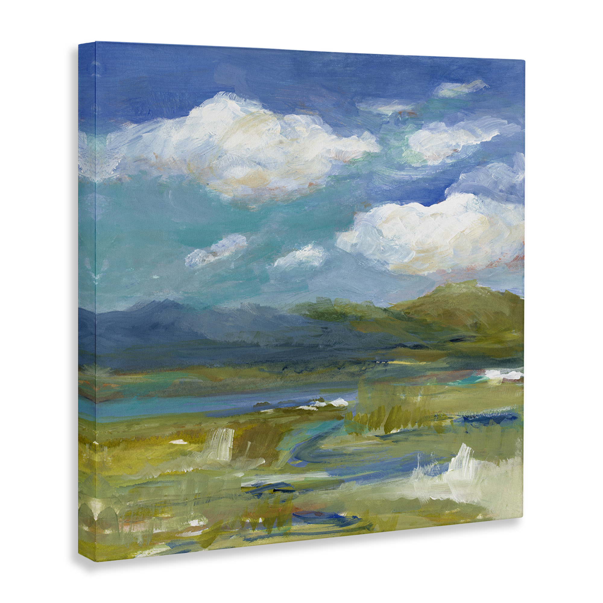 Stupell Industries All Its Beauty Landscape Nautical & Beach Painting Wrapped Canvas Art Print Wall Art, 30 x 30