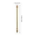 thumbnail image 3 of Shisuyan 1Pcs Golden Copper Tire Valve Extension Rod for Car Tire Inflation 5.9*0.43*0.43in, 3 of 8