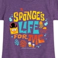thumbnail image 3 of The Spongebob Movie: Search For Squarepants - Sponges Life For Me - Youth Girls Short Sleeve T-Shirt, 3 of 6