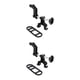 thumbnail image 3 of Wosthever Soporte de alineación de ruedas de bicicletas, ajuste de llanta trasera delantera de plástico, reparación de deportes al aire libre, Negro 2piezas, 3 of 6