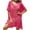 Hot Pink, variant on Womens Cover Ups Solid Color Alluring Knitted Hollow Beach Bikini Swimsuit Cover Ups Beach Dress Cover Ups White One Size
