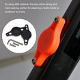 thumbnail image 2 of 2 Pieces Bike Locator Plastic Cover Bicycle Anti-lost Tracker Protector Accessories Replacing Parts Replacement for AirTag Black, 2 of 6