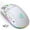White, variant on UHUYA Wireless Mouse 2.4GHz Bluetooth Wireless Mouse Gaming Mouse 3 Mode RGB Backlight Wireless Optical USB Gaming Mouse 3600DPI Rechargeable Mute Mice White