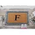 thumbnail image 5 of A1HC First Impression Rubber and Coir Albena 24" X 36" Bronze Finished Heavy Duty Monogrammed Doormat, 5 of 8