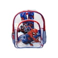thumbnail image 2 of Spider-Man Backpack Clear Transparent 16" Miles Morales Marvel Boys Kids, 2 of 5