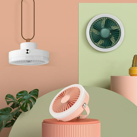

Atopoler Small Desk Fan 4000mAh Quiet Portable Hand Fan Electric Hanging Fan with 3 Modes for Home