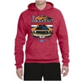 thumbnail image 2 of Wild Bobby, Mustang Powered by Ford Performance Cars and Trucks Unisex Graphic Hoodie Sweatshirt, Vintage Heather Red, Medium, 2 of 6