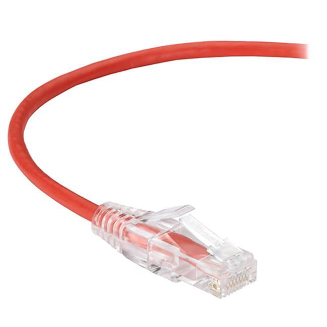 Utp Black Box Gigabase 3 Cat5e 350-Mhz Lockable Patch Cable 0.3-M 1-Ft. Red