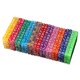 thumbnail image 5 of Dados redondos transparentes de 14 mm, juego de colores, dados de colores acrílicos para entretenimiento, 5 of 5