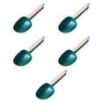thumbnail image 2 of 5 cucharas para comida de mascotas, cucharas multifuncionales para cereales, cucharas para harina de cocina, cucharas para colada. verde, 2 of 9