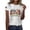 White, variant on MEICHEN 250th Anniversary USA Shirt Short Sleeve Round Neck T Shirt Fashion Casual Blouse Top Summer Clothing