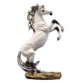 thumbnail image 3 of Baoblaze Resin Standing Horse Statue Sculpture 12inch Tall for Bookshelves Decorative B, 3 of 8