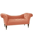 thumbnail image 1 of Skyline Furniture Tufted Chaise in Velvet Papaya, 1 of 2