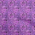 thumbnail image 1 of oneOone Cotton Silk Purple Fabric Ocean Life Quilting Supplies Print Sewing Fabric By The Yard 42 Inch Wide, 1 of 4
