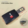 thumbnail image 5 of For Audi A4 Car Seat Belt Clip Extender Carbon Fibre Seatbelt Clip Adjustable Extender, 5 of 5