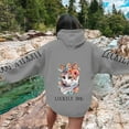 thumbnail image 2 of WEAIXIMIUNG Mode Femmes Hoodies & Sweatshirts Tendance Manches Lettres Hoodie, 2 of 5