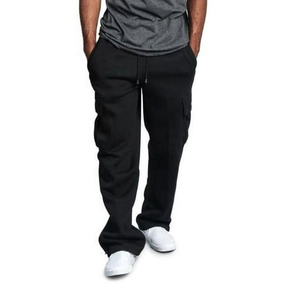 Sinhoon Men Casual Jogger Heavy Weight Fleece Multi Pocket Sport Work Casual Training Sport Trouser Men's Sweatpants