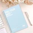 thumbnail image 4 of Ngheia Minimalist Light Blue Notebok, 120 Page Lined Diary for Worker & Colleague Appreciation Subject Noteboks Soft Spiral Lined Notebok, 4 of 6