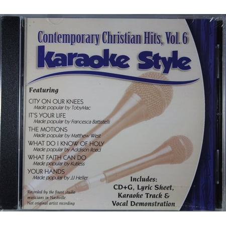 Contemporary Christian Hits Volume 6 Daywind Christian Karaoke Style NEW CD+G 6 Songs
