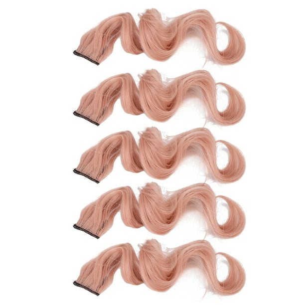 Postizo largo, 5 piezas de extensiones de cabello con reflejos, postizo de color elaborado con cuidado