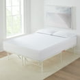 thumbnail image 3 of Mainstays Cal King 14" High Profile Foldable Steel Platform Bed Frame with Storage Space Under Frame, No Box Spring Required, White, 3 of 11