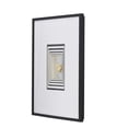 thumbnail image 2 of A&B Home Visual Effect Wall Art  - Black Frame - White, Black, Gold Print, 2 of 7
