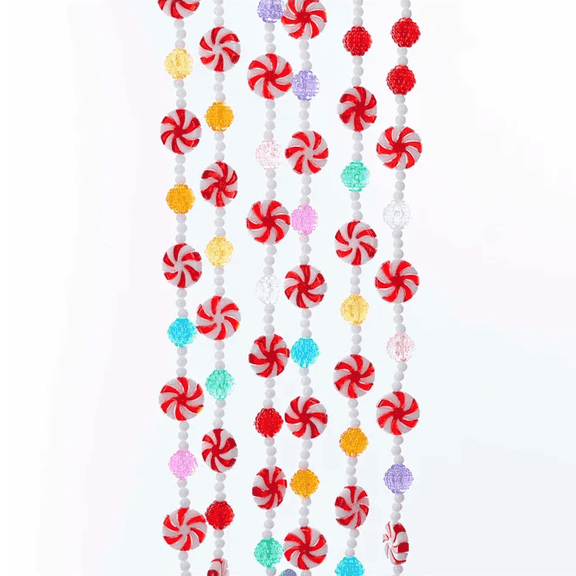 Kurt Adler 9' Plastic Multi Candy Garland