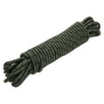 thumbnail image 1 of Uxcell 1Pc Polypropylene Rope Diamond Braid Nylon Cord High Strength 1/4" x 50ft Army Green, Black, 1 of 6