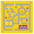 thumbnail image 3 of Fun2Give Pop-It-up Nylon Firestation Tent with Street Map Playmat, 3+ years, 3 of 3