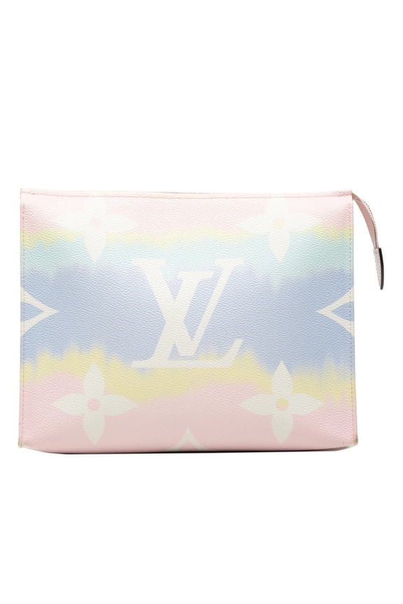 Pre-Owned Louis Vuitton LV Escale Pochette Toilette 26 Second Bag Clutch Handbag Pouch M69137...