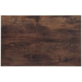 thumbnail image 3 of NEX 3-Tier Rustic Kitchen Cart MDF Wood Top and Metal Frame, Silver, 3 of 7