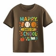 thumbnail image 4 of Shadoumai 100 Days of School Shirt Kids：Happy 100 Day Shirts Boys Girls School-Day Tshirts Cute Graphic Tee Tops 4-12y, 4 of 4
