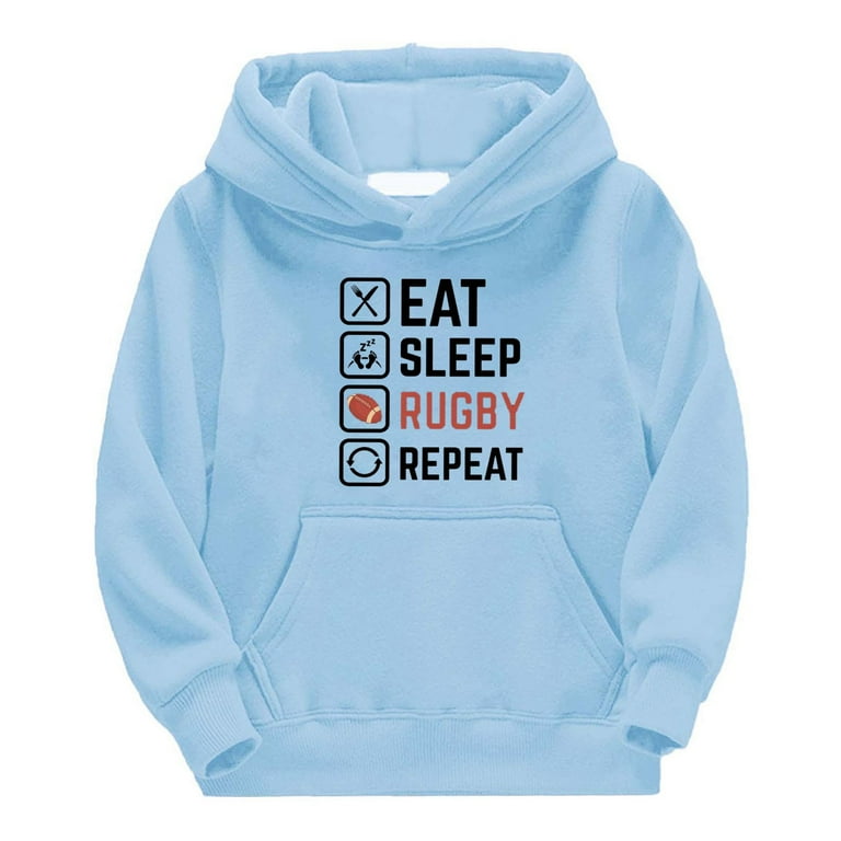 8QIDA Boys Sweatshirts Size 10 12 Years American Football Fans Sports Gift Sweatshirt Vintage Player Sports Retro Kids Boys Girls Pullover Hoodie 11 12 Years Walmart