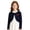Navy, variant on Coerni Tween Girls Bolero Cardigan Solid Elegant Cropped Knitted Sweater Cover Up Kids Bow Knit Bolero Shrug Open Front