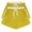 Yellow, variant on Leesechin 2PCS Pack Women's Drawstring Wide Leg Shorts, High Waist Lounge Sweat Summer Casual Jersey Shorts with Pockets