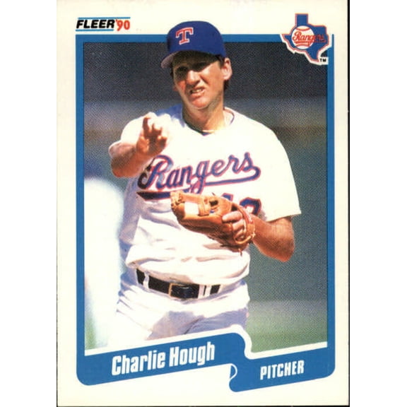 1990 Charlie Hough Fleer Baseball Card #300