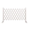thumbnail image 1 of TISHITA Porte-Gare en Bois pour Chien, Porte de Jardin Extensible, Protection de Porte, s'Ajuste à Différentes Largeurs 190cmx90cm Blanc, 1 of 8