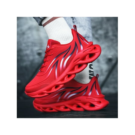 

Wazshop Mens Sports Shoes Running Trainers Lace Up Gym Casual Athletic Sneakers Womens Shoes