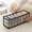 Black, variant on Drawer Organizers for Clothing, Wardrobe Clothes Organizer for Drawers Folded Clothes Storage Bins Mesh Storage Compartment for Thin Jeans Pants T-Shirts Legging Bras Underwear Socks - White