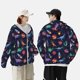 thumbnail image 4 of Balery Space Dinosaur Sudadera ligera de manga larga con capucha y protección solar UPF 50+ para hombre y mujer, ideal para pesca y running-Medium, 4 of 7