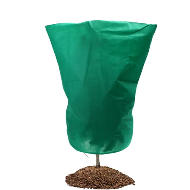 Funda de planta con cordón y cubierta caliente a prueba de frío para el hogar (verde 80x100cm) Likrtyny Para estrenar