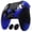 Blue & Black, variant on PlayVital Guardian Edition Anti-Slip Ergonomic Silicone Cover Case for ps5 Edge Controller, Soft Rubber Protector Skin for ps5 Edge Wireless Controller with Thumb Grip Caps - Black
