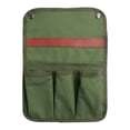 thumbnail image 2 of Bolsa de almacenamiento para reposabrazos de silla de camping, bolsillo lateral, organizador de lona con múltiples compartimentos Verde, 2 of 9
