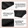thumbnail image 4 of Women's Ice Silk Seamless No Show Briefs, Breathable Soft Workout Underwear, 4 of 5