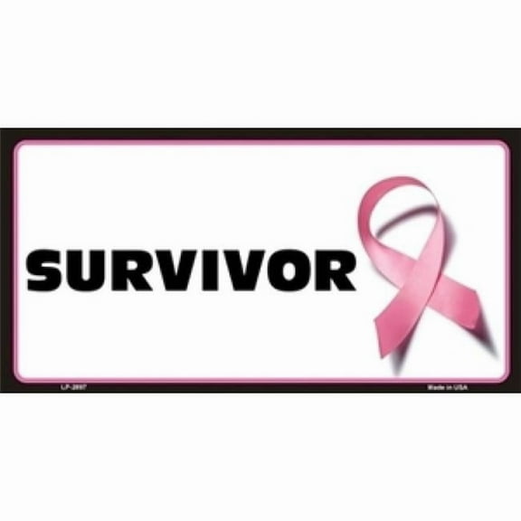Survivor Breast Cancer License Plate
