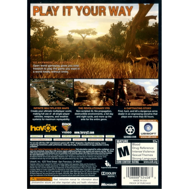 Far Cry 2 (XBOX 360) 